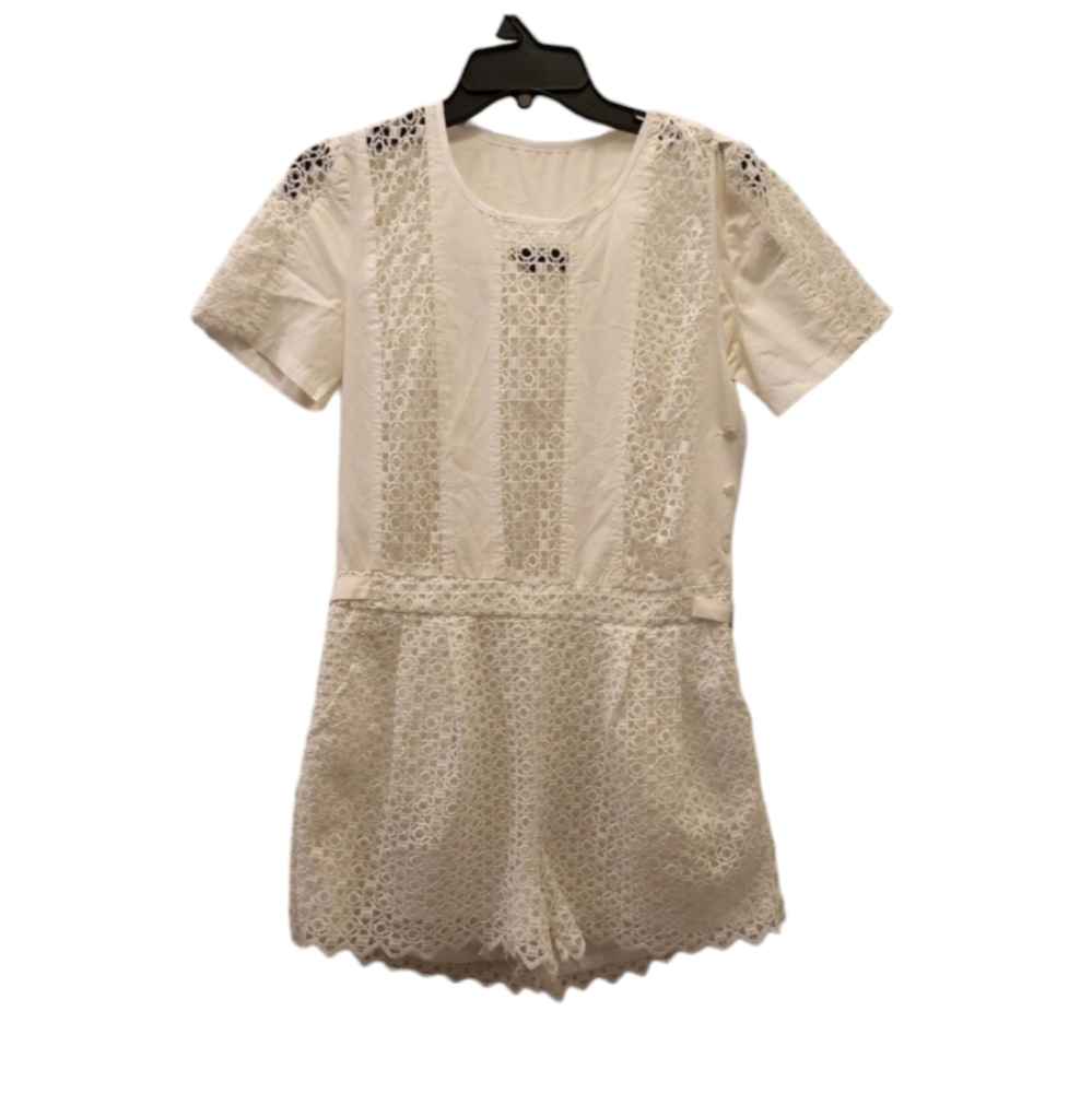 Style Mafia white cotton romper M